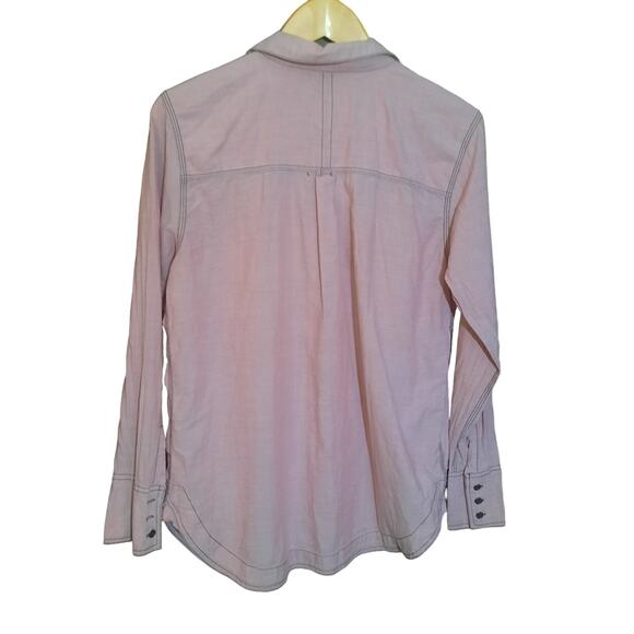 Free People "Last Chance" Womens Button Front Shirt Size Small - Picture 4 of 7